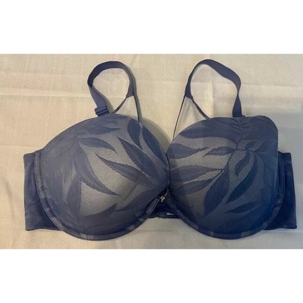 Cacique Wire Bra size 42DDD EUC Purple‎ Underwire